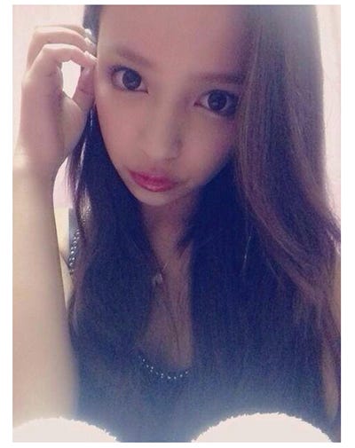 板野友美風メイクの平尾優美花/Twitterより