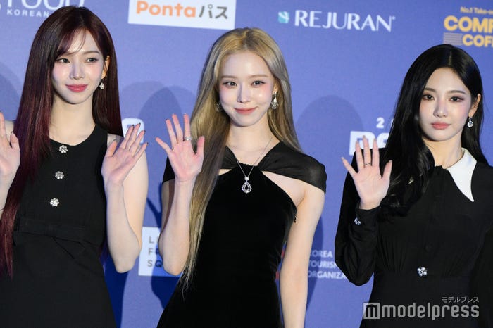 aespa/カリナ、ウィンター、ニンニン(C)モデルプレス