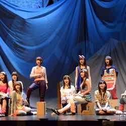 舞台「16人のプリンシパル」公開リハーサル中の乃木坂46