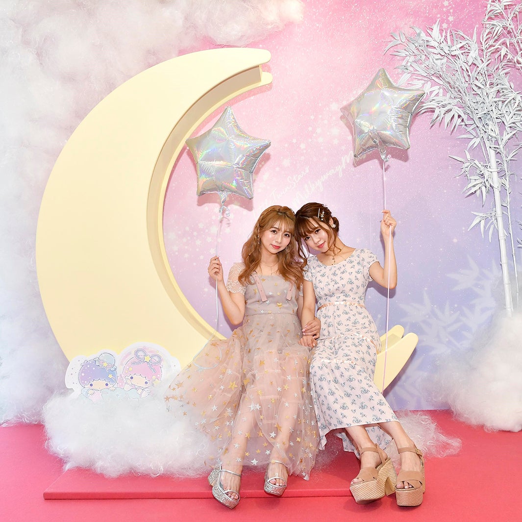 キキ＆ララがファンタジックな夢の世界へ誘うアート空間「LittleTwinStars MILKYWAY MUSEUM -T A N A B A T A-」開催