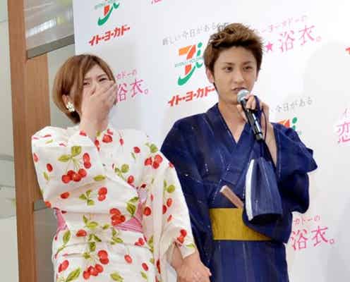 AAA與真司郎、夏祭りで手つなぎデート