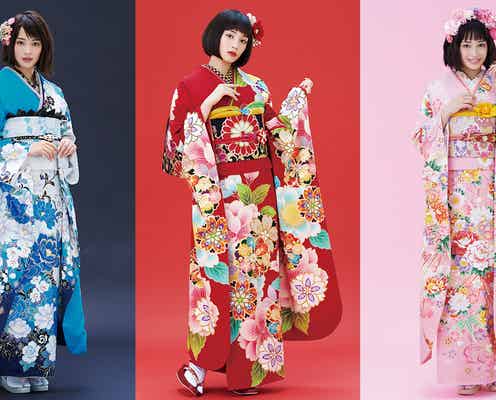 広瀬すず、美麗な振袖姿を披露 “きもの文化体現に相応しい存在”