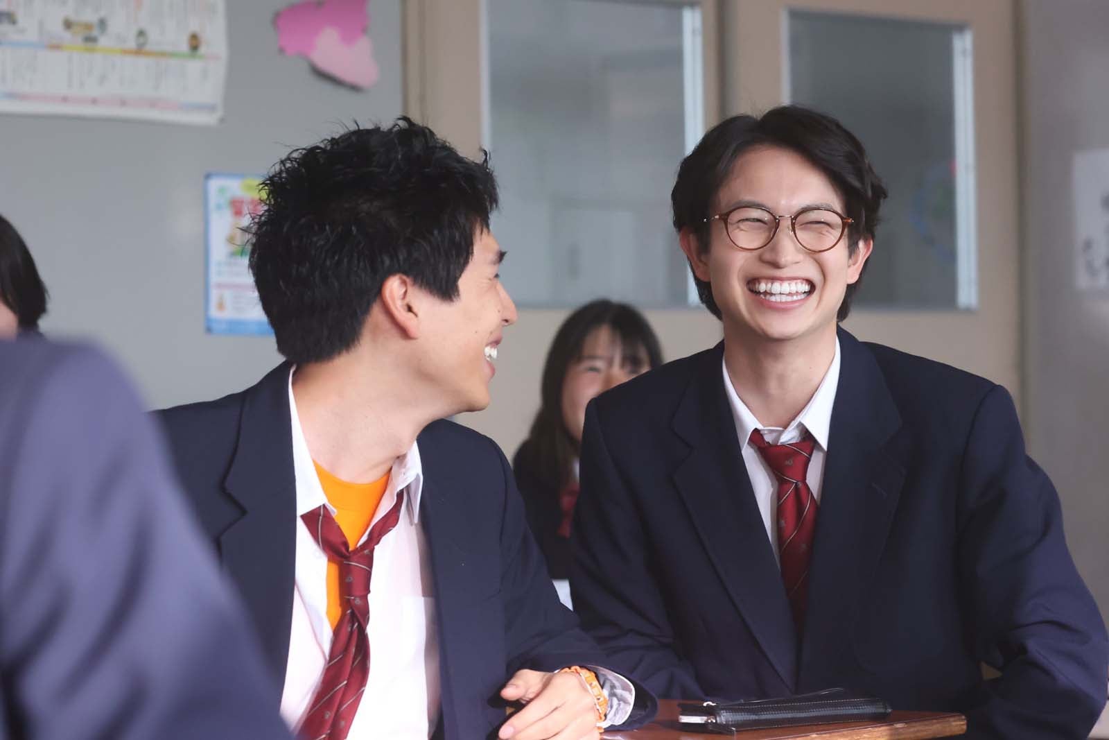 坂東龍汰、綱啓永「366日」第2話より（C）フジテレビ