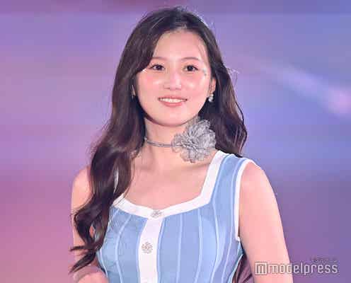 三原羽衣、スタイル際立つタイトワンピ姿【GirlsAward 2024 S/S】