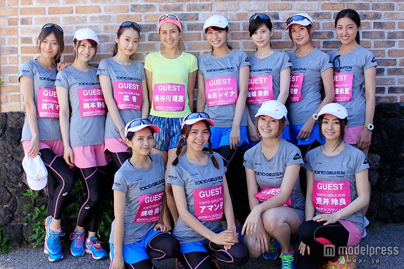 “走る美女”たちが健康美ボディ披露　憧れの先輩より刺激