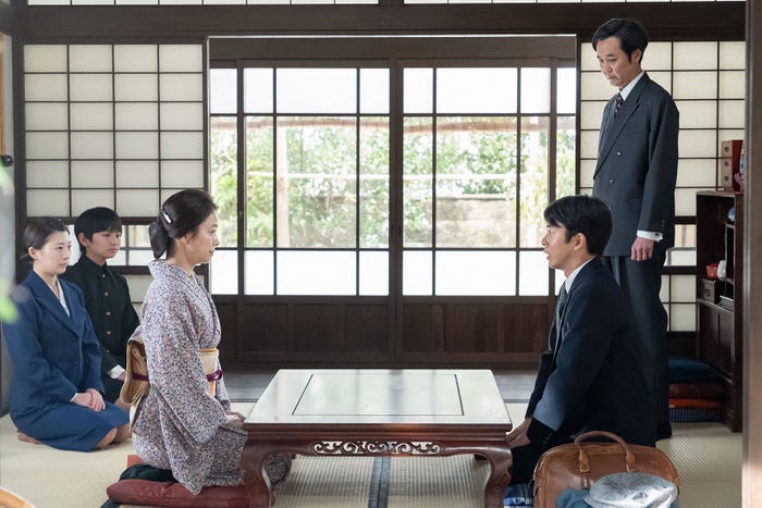 伊藤沙莉、石田ゆり子、仲野太賀、岡部たかし「虎に翼」第31話(C)NHK