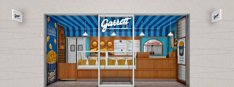 「ギャレットポップコーンショップス東京駅店」イメージ図