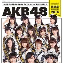 昨年の表紙センターは山本彩／『AKB48総選挙公式ガイドブック2014』（講談社、14年5月14日発売）