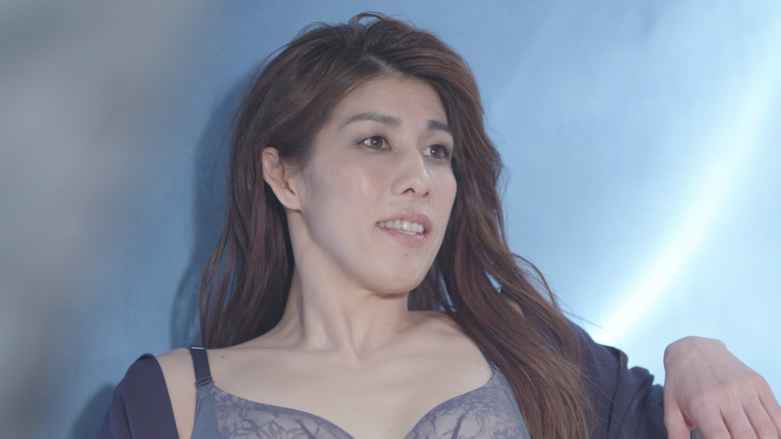 吉田沙保里／メイキングより（提供写真）