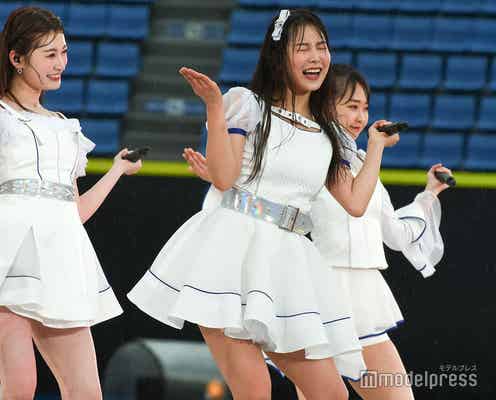 NMB48、雨に濡れながら全力ステージ ファンの歓声響く<AKB48グループ春のLIVEフェス>