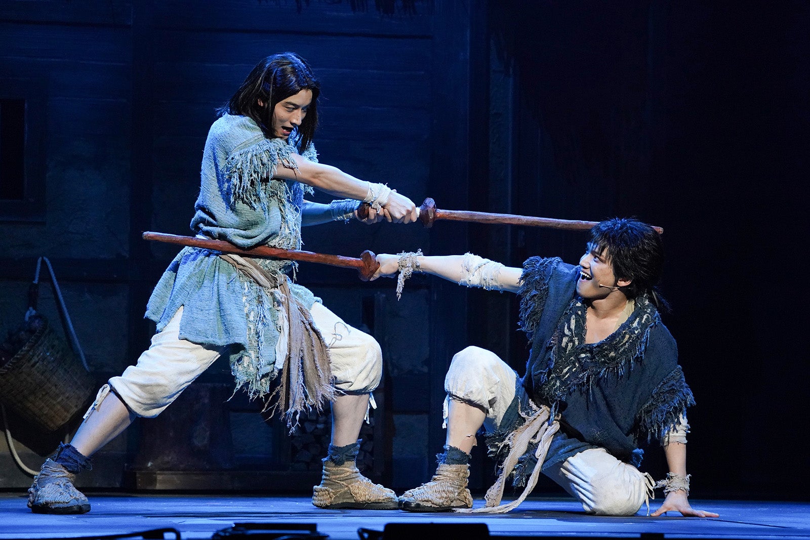 小関裕太、三浦宏規／舞台「キングダム」ゲネプロより（提供写真）