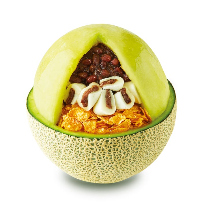 まるまるメロンあずきソルビン（1,500円：税込）／画像提供：ソルビン