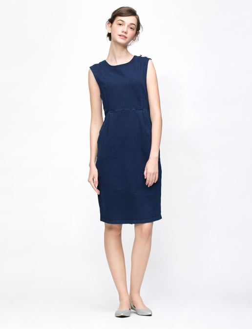 インディゴノースリワンピース「DEPARTMENT」￥11,880(税込)