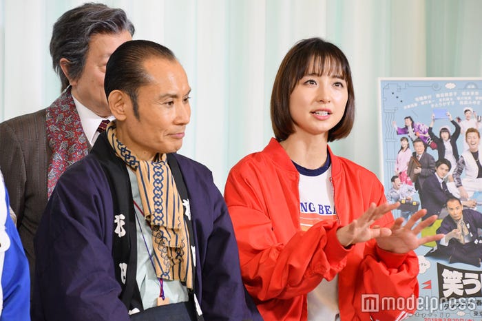 片岡鶴太郎、篠田麻里子 (C)モデルプレス