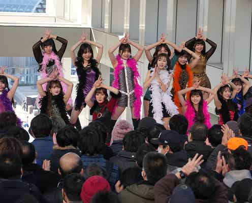 現役女子大生グループ・フジコーズが緊張の初ライブ ミニ丈衣装で堂々パフォーマンス