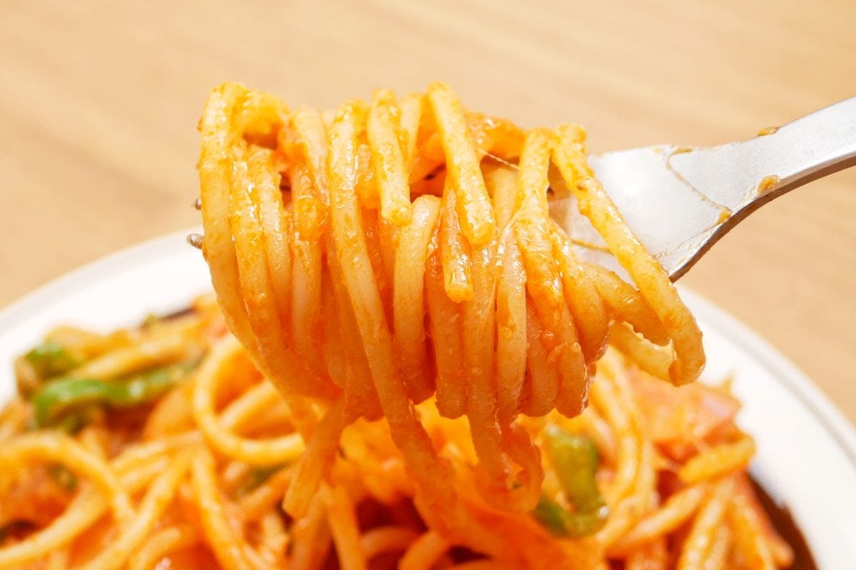 昭和喫茶店のナポリタン