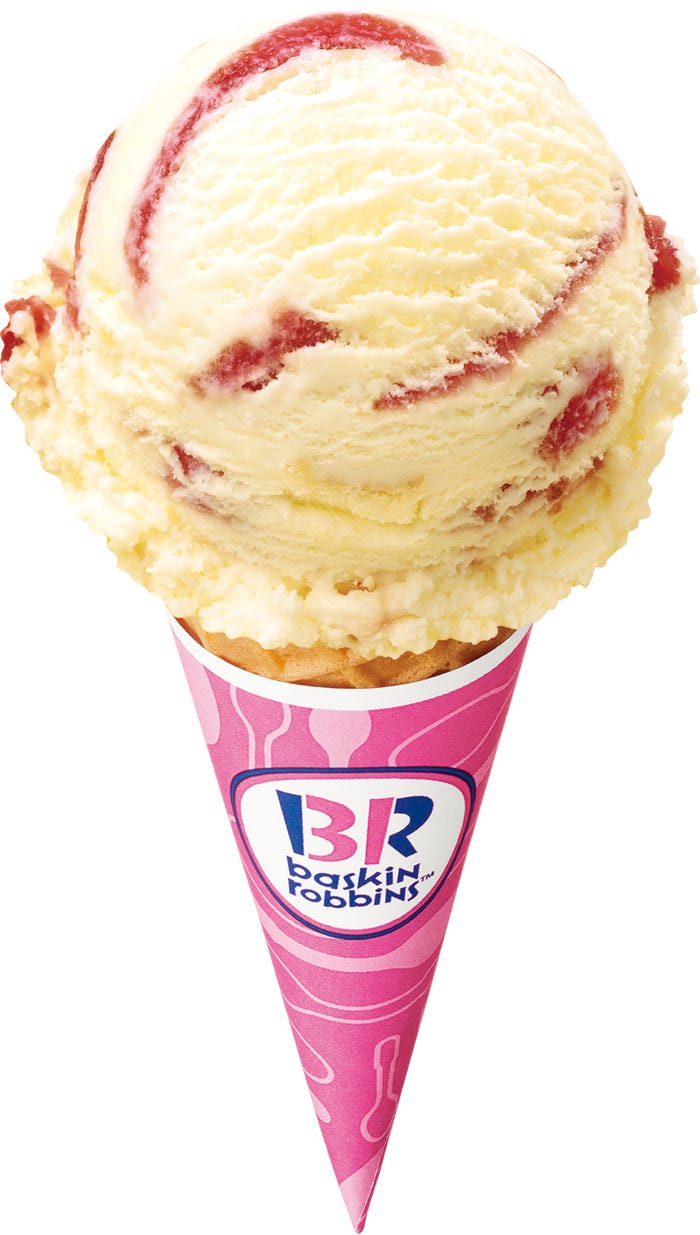 ストロベリーチーズケーキ/画像提供:B-R サーティワン アイスクリーム