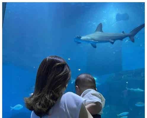 衛藤美彩、夫・源田壮亮選手&息子との“夏休み”満喫ショット公開に「素敵」「撮り合い可愛い」の声