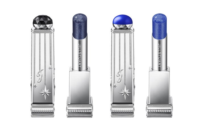 （左から）「ラッキージェム　マイリップス 12 completed Capricorn」「同 01 thoughtful Aquarius」（C）JILL STUART Beauty