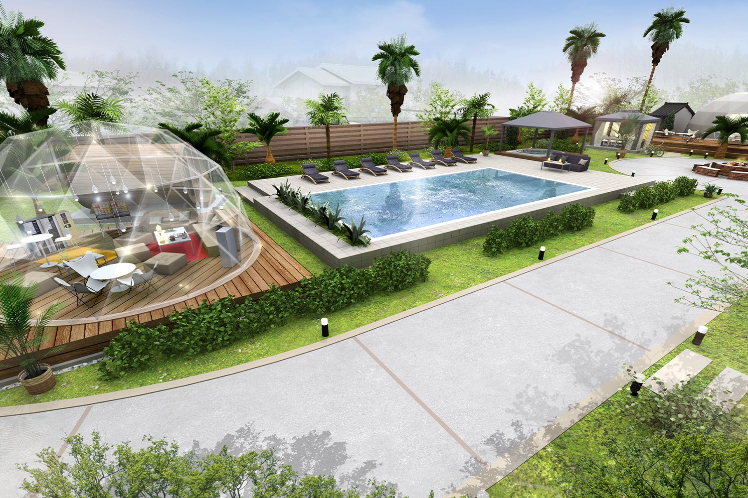 グランピングサウナ - シス -／画像提供：ブッキングリゾート