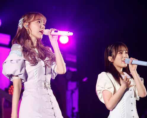 宮脇咲良、矢吹奈子とIZ*ONE「夢を見ている間」歌唱 本田仁美からメッセージも<宮脇咲良HKT48卒業コンサート~Bouquet~>