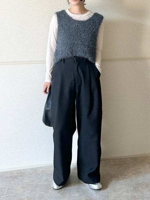 Style④ラメとシルバーで輝く大人レイヤード Style④ラメとシルバーで輝く大人レイヤード