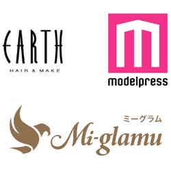 「Hair&Make EARTH」「Mi-glamu」「modelpress」 （提供画像）