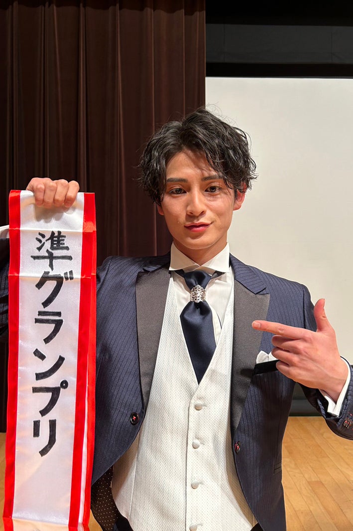 「慶應ボーイコンテスト2023」準グランプリ・空閑洵太さん（提供写真）