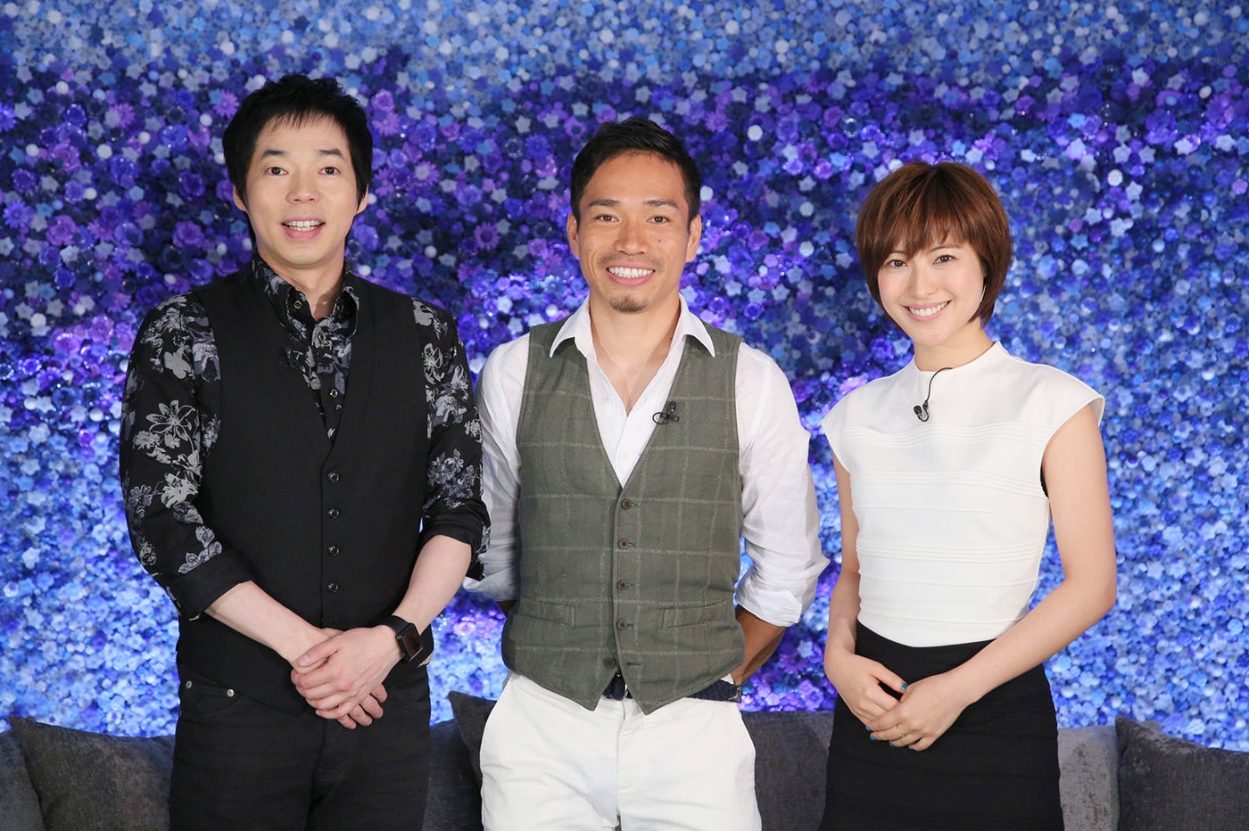 （左から）今田耕司、長友佑都、瀧本美織／画像提供：日本テレビ