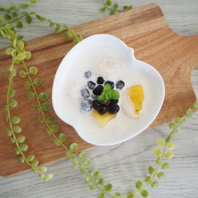 業務スーパー　冷凍タピオカでベトナムチェー風