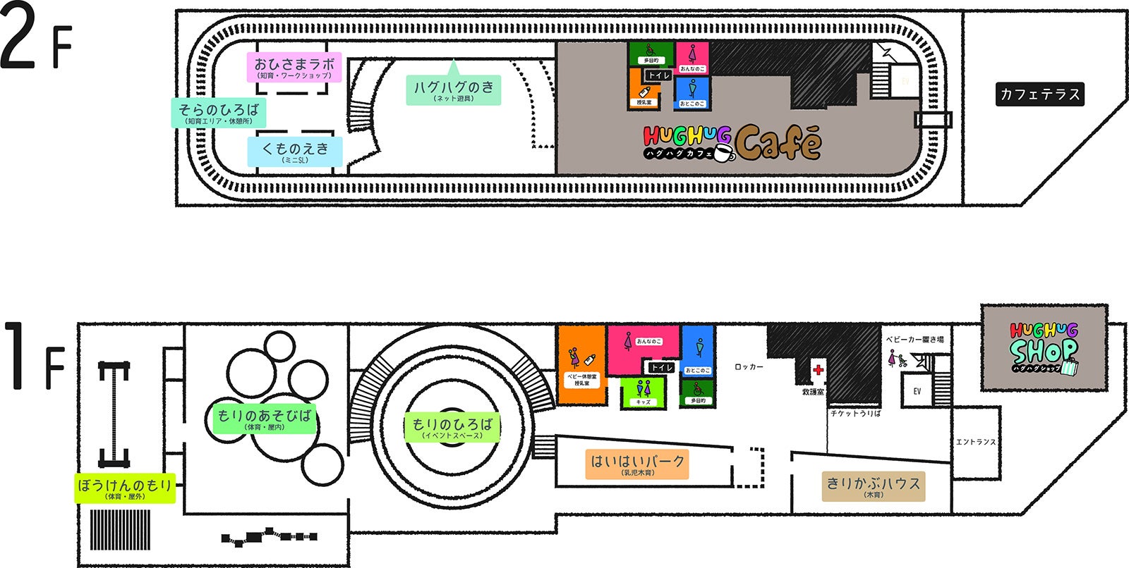 京王あそびの森 HUGHUG／画像提供：京王電鉄
