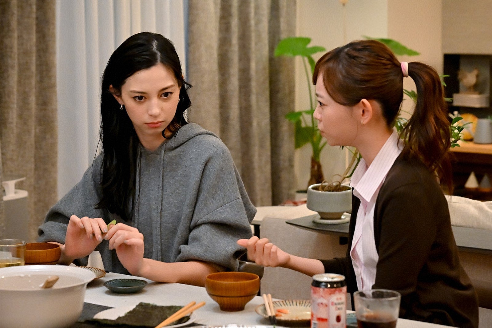 中条あやみ、杏花「じゃあ、あんたが作ってみろよ」第9話（C）TBSスパークル／TBS