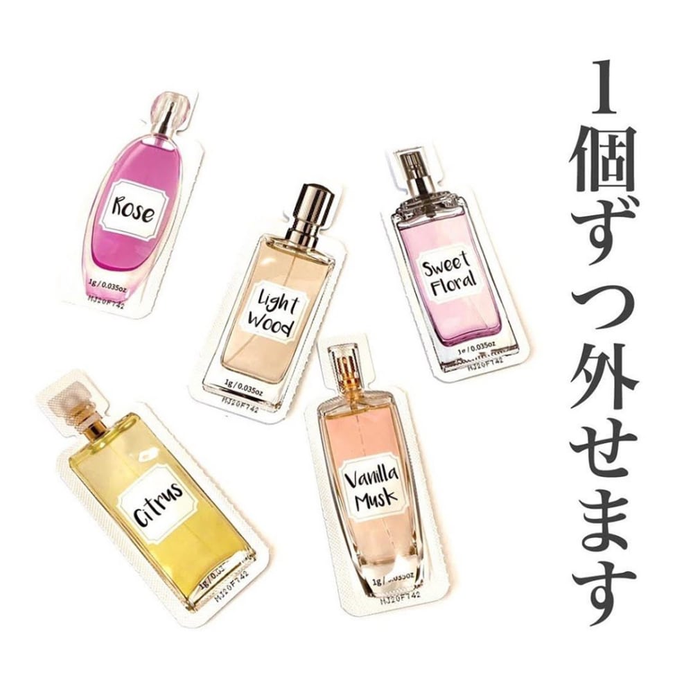 塗る香水5種セット2シート入り