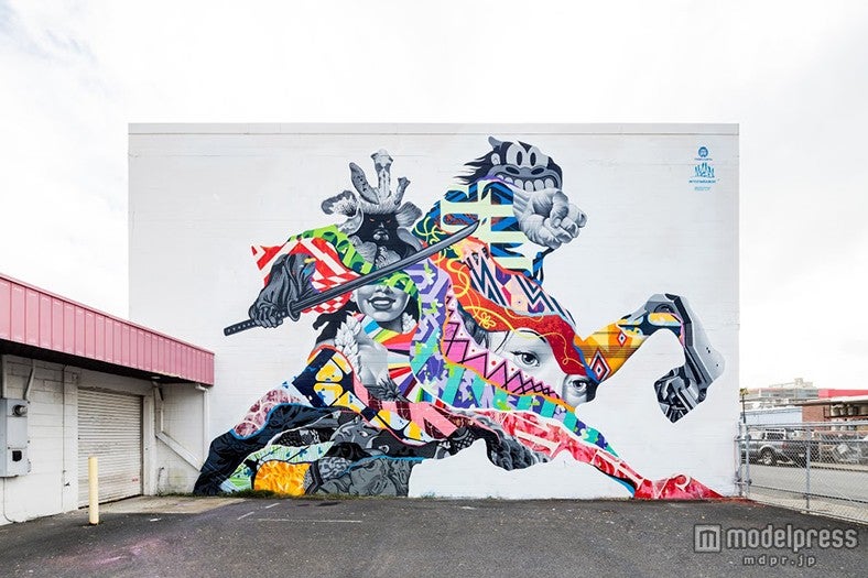 国内外のアーティストのミューラル（壁画）が生まれる／画像提供：ジャムザライフ