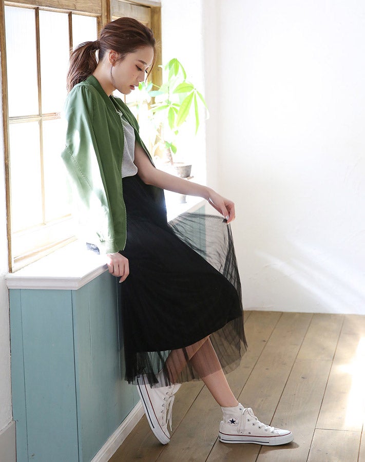 スプリング・ミリタリーブルゾン／MA-1「LuzLlena」4,470円（税込）／画像提供：LuzLlena