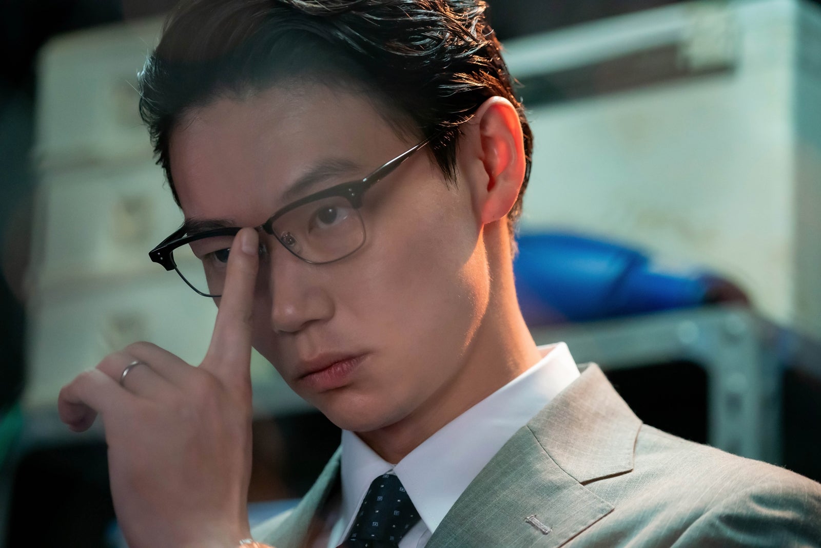 笠松将「レッドブルー」第2話（C）「レッドブルー」製作委員会・MBS（C）波切敦／小学館