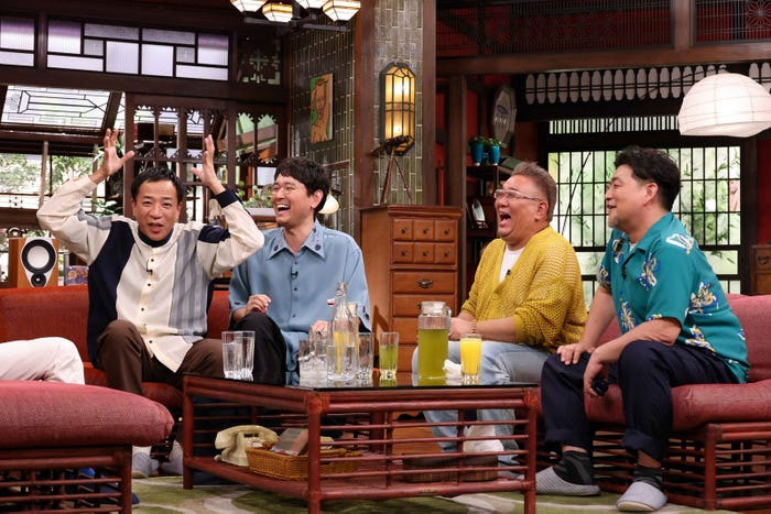 塙宣之、土屋伸之、伊達みきお、富澤たけし(C)カンテレ・フジテレビ
