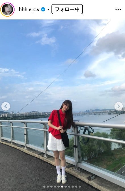 HONG EUNCHAE(ホン・ウンチェ)Instagramより