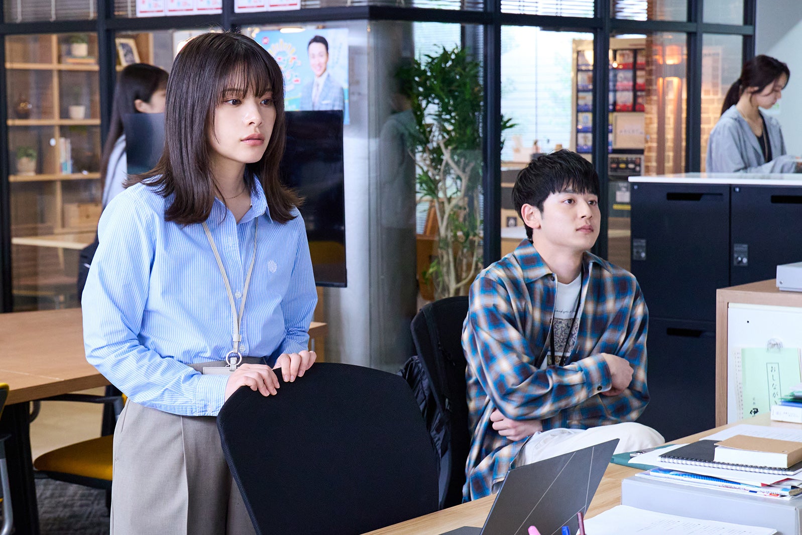 岸井ゆきの、小林虎之介「恋は闇」第7話（C）日本テレビ