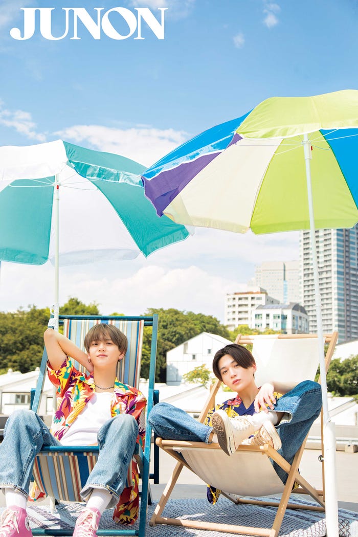 中島颯太、八木勇征(画像提供:主婦と生活社)