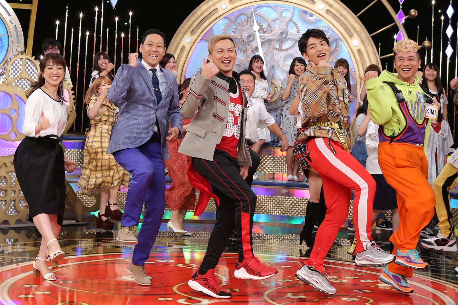 DA PUMPとダサかっこいい“いいねダンス”披露（C）日本テレビ