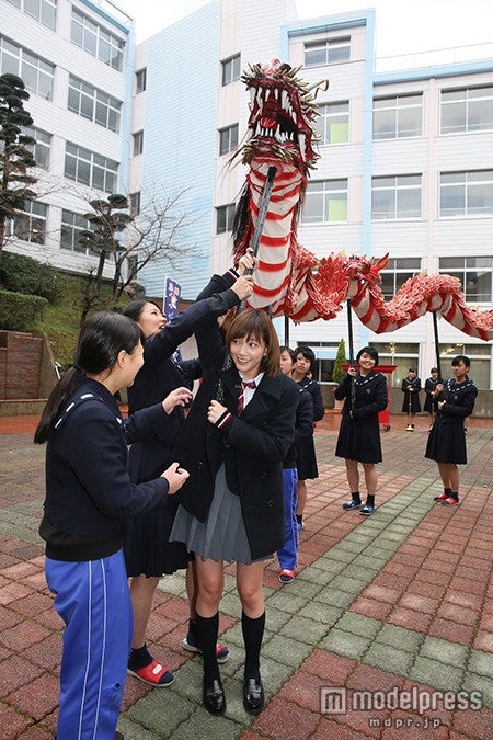 「龍踊り」を体験