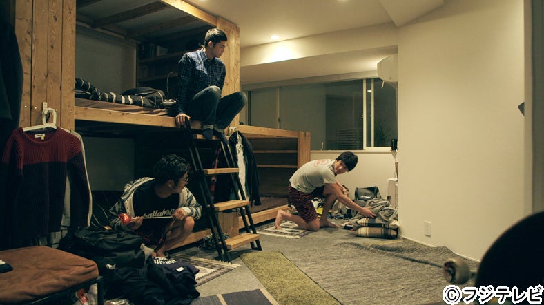 島一平、菅谷哲也、保田賢也／「テラスハウス」4月21日放送回より