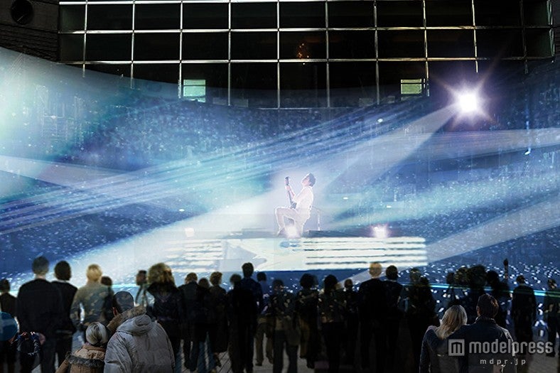 スペシャルライヴ・プロジェクションマッピングイメージ／画像提供：三菱地所