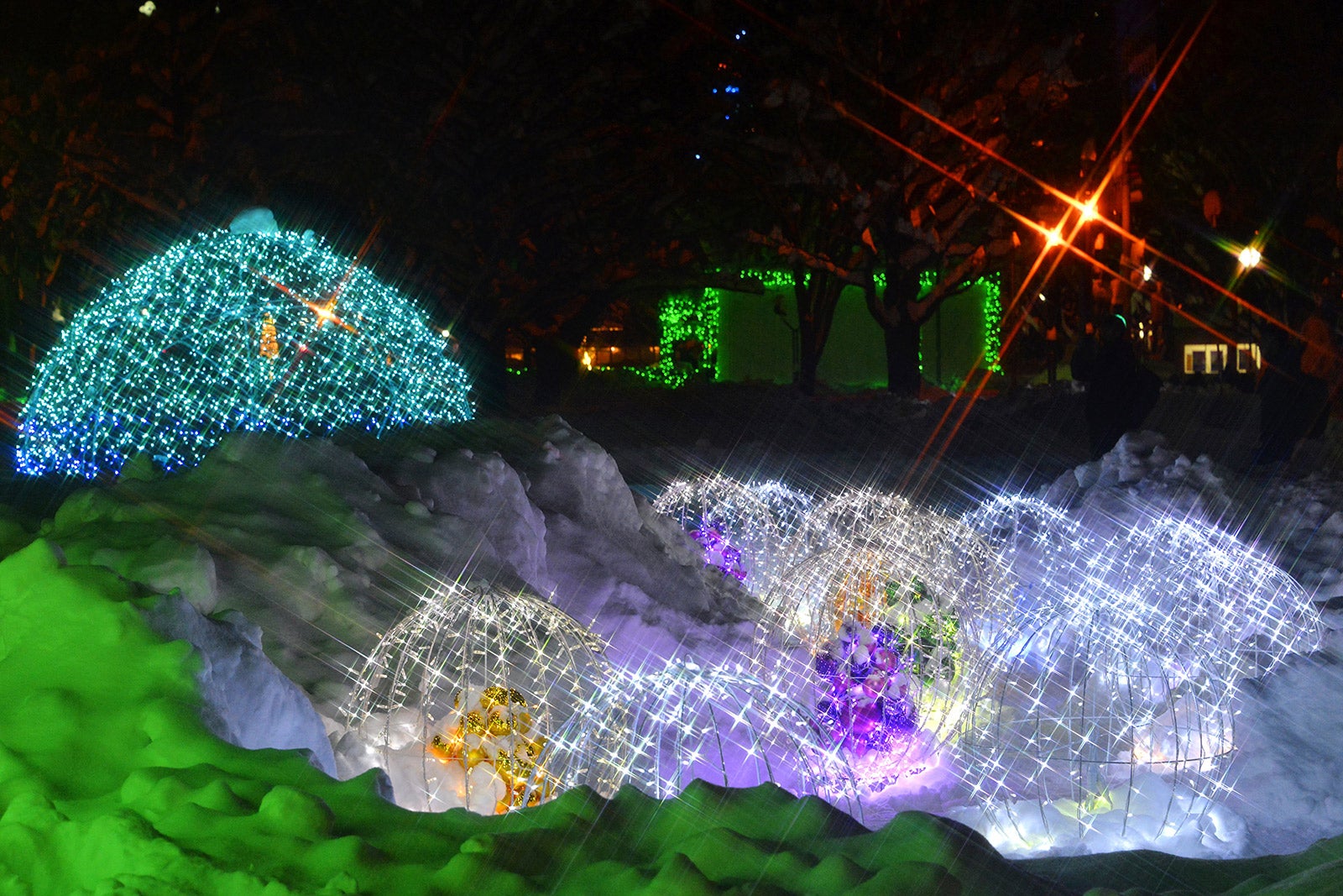 大通7丁目会場／画像提供：さっぽろホワイトイルミネーション実行委員会事務局