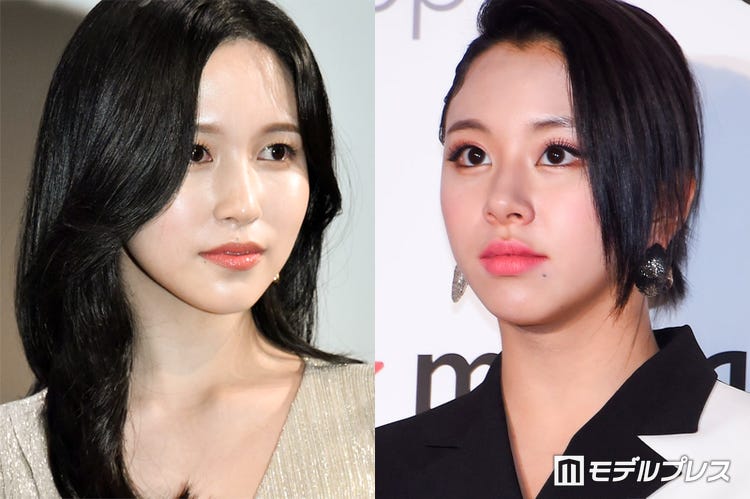 画像1/10) TWICEミナ＆チェヨン、美ボディ際立つ水着姿公開「かっこよ 