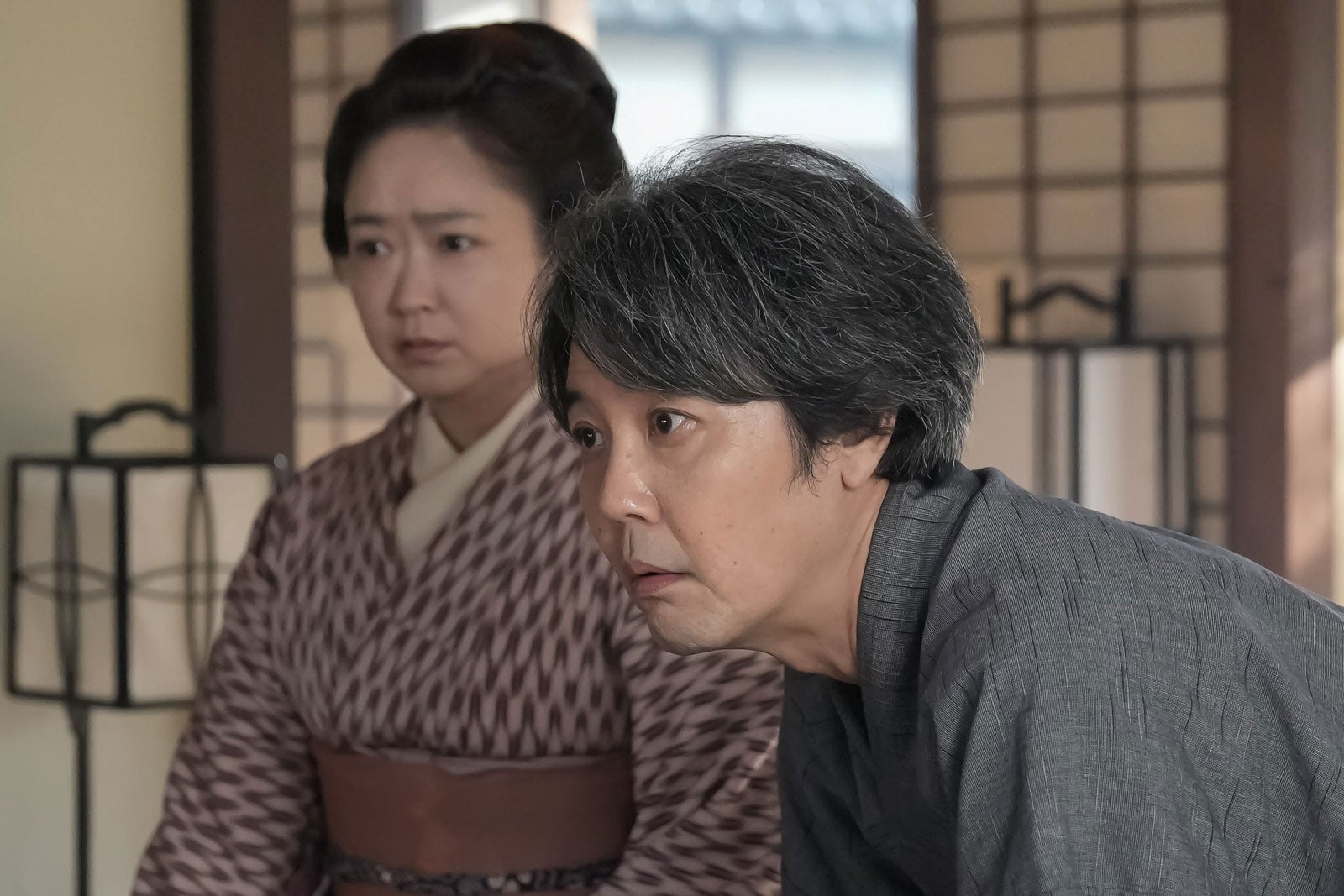 池脇千鶴、岡部たかし「ばけばけ」第91話（C）NHK