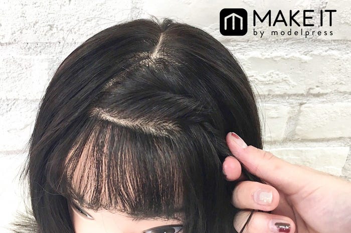 ボブヘアアレンジ1〈ヘアピンアレンジ〉 (C)メイクイット