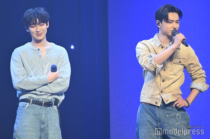 JAY(ジェイ)の胸キュンセリフに納得いかないSUNOO(ソヌ)(C)モデルプレス