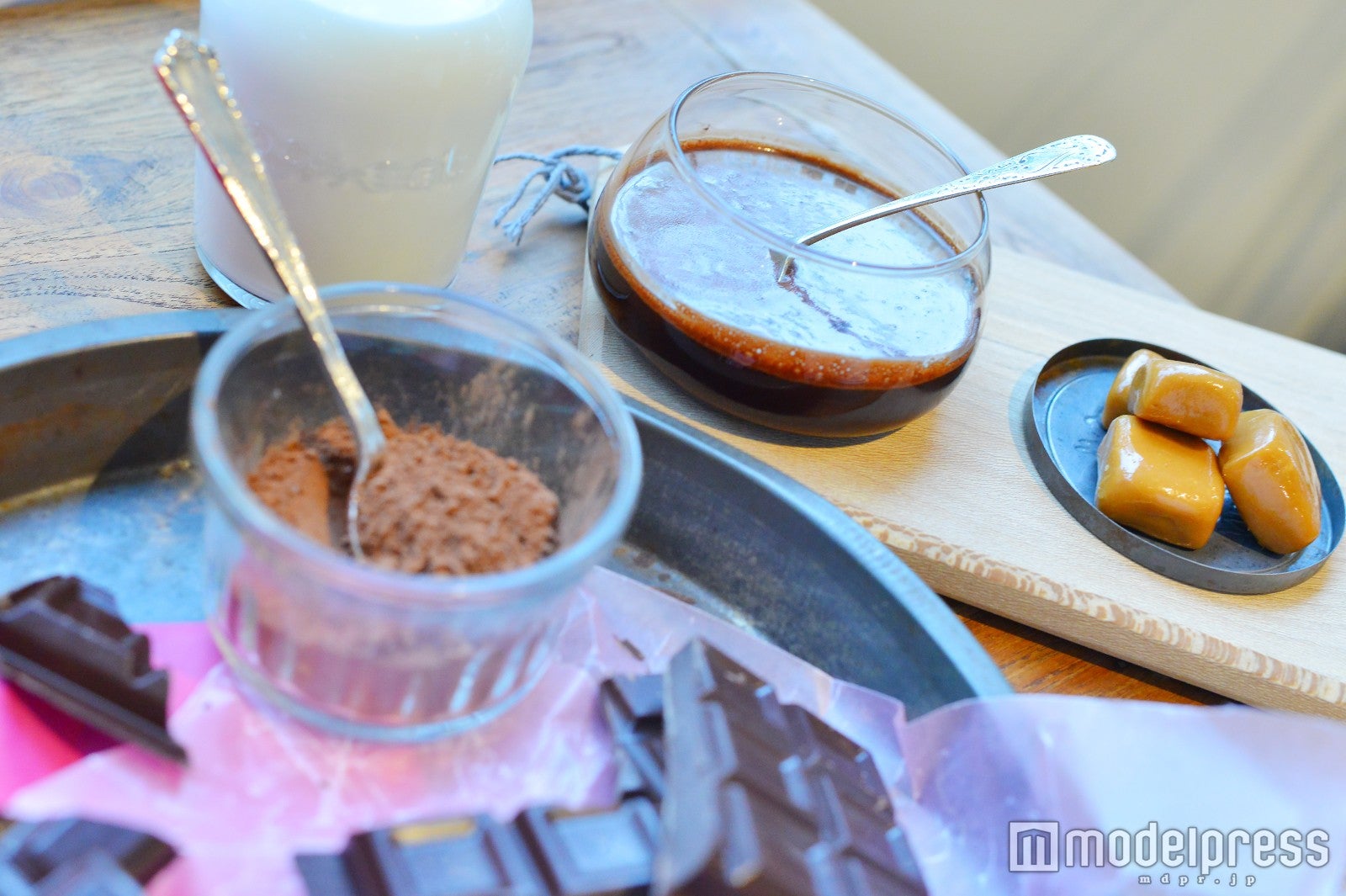 チョコとキャラメル…甘いもの好きにはたまらないコンビ